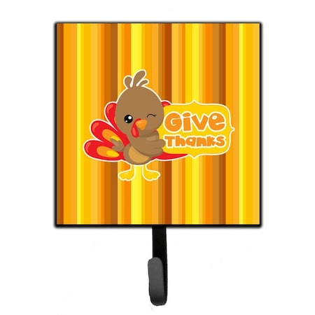 Carolines Treasures Thanksgiving Turkey Give Thanks Leash or Key Holder BB7115SH4
